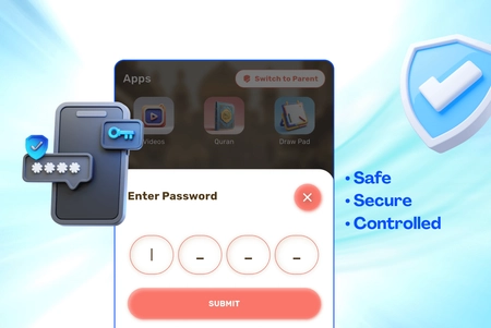 Secure parental control panel